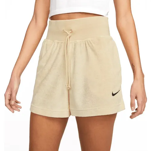 French Terry Damen Shorts Vanille , Damen, Größe: S - Nike - Modalova