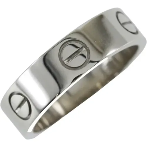 Pre-owned Metal rings , female, Sizes: ONE SIZE - Cartier Vintage - Modalova