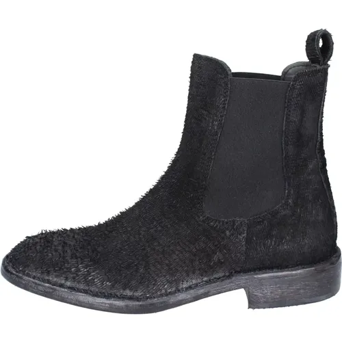 Python Leather Ankle Boots for Women , female, Sizes: 4 UK - Moma - Modalova