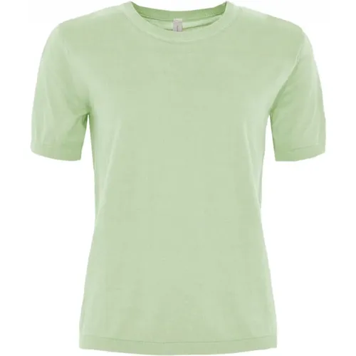 Soft O-Neck T-Shirt in Various Colors , female, Sizes: M, XL, S, L - Skovhuus - Modalova