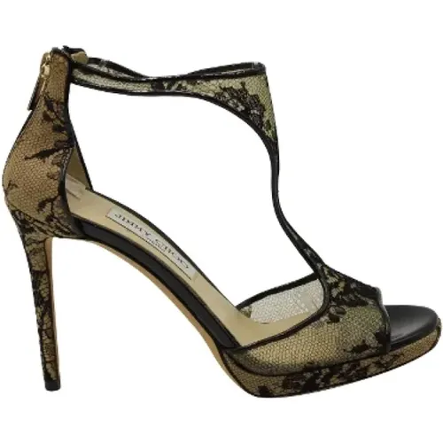 Pre-owned Fabric sandals , female, Sizes: 6 UK - Jimmy Choo Pre-owned - Modalova