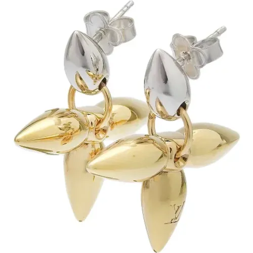 Pre-owned Metal earrings , female, Sizes: ONE SIZE - Louis Vuitton Vintage - Modalova