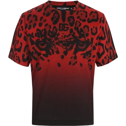 Cotton T-Shirt Ss22 , male, Sizes: XS, S - Dolce & Gabbana - Modalova