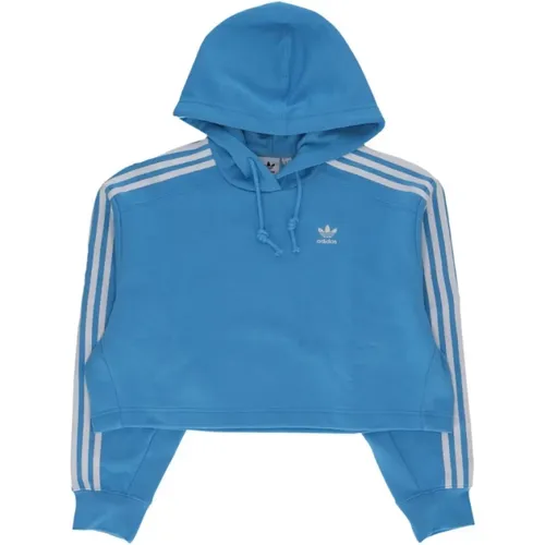 Sky Rush Kurzer Hoodie - Streetwear Kollektion , Damen, Größe: 2XL - Adidas - Modalova