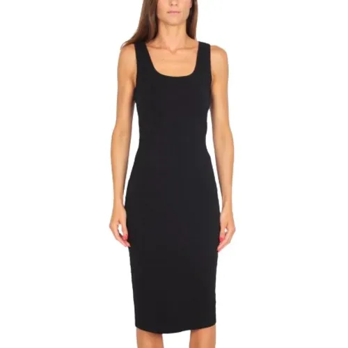 Daytime Dress, Double C Trim , female, Sizes: XL - Elisabetta Franchi - Modalova