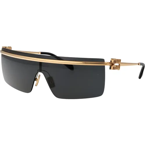 Stylish Sunglasses with 0MU 50Zs , female, Sizes: 42 MM - Miu Miu - Modalova