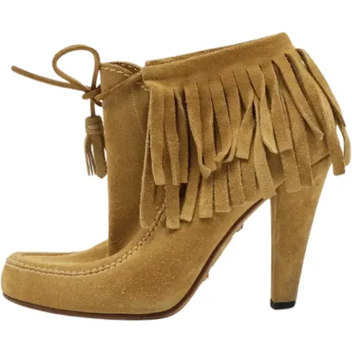 Pre-owned Wildleder boots - Gucci Vintage - Modalova