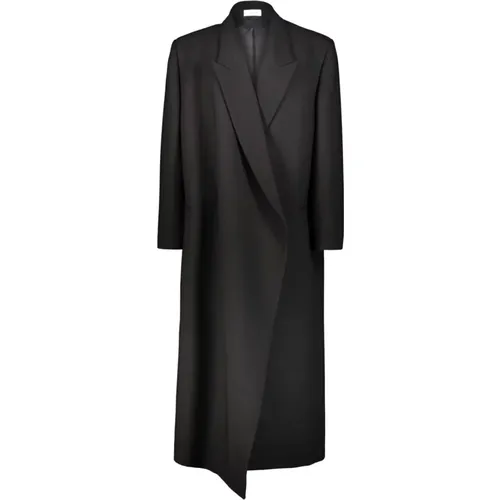 Oversized Wool Coat with Asymmetrical Silhouette , female, Sizes: S - The Row - Modalova