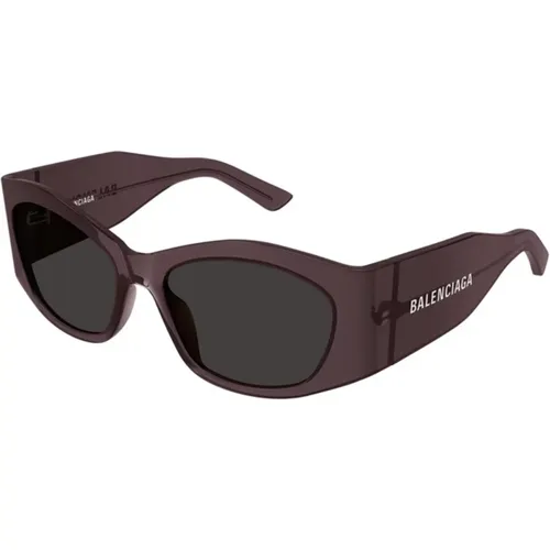 Grey Sunglasses Bb0329S 004 , female, Sizes: 56 MM - Balenciaga - Modalova