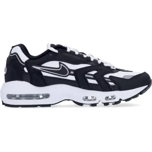 Weiß/Schwarz Low-Top Sneaker Air Max , Herren, Größe: 38 1/2 EU - Nike - Modalova