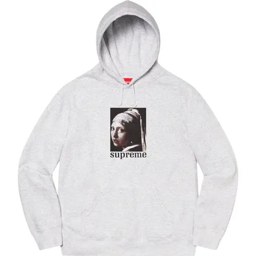 Limited Edition Pearl Hoodie Ash Grey , male, Sizes: XL, M, L, S - Supreme - Modalova