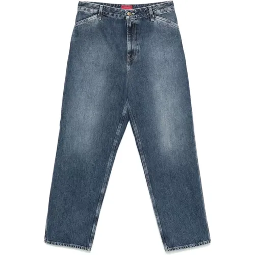 Indigo Denim Jeans Straight Leg , Damen, Größe: W25 - WASHINGTON DEE CEE - Modalova