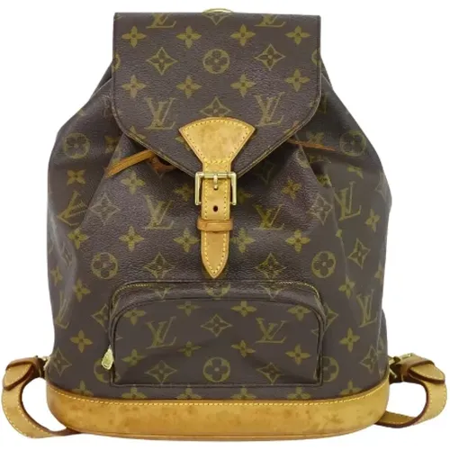 Pre-owned Canvas backpacks , female, Sizes: ONE SIZE - Louis Vuitton Vintage - Modalova