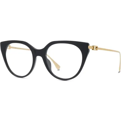 Oval Eyeglasses Baguette Collection , female, Sizes: 53 MM - Fendi - Modalova