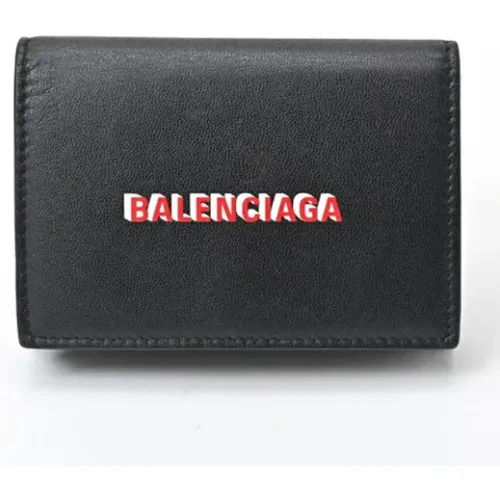 Pre-owned Leather wallets , female, Sizes: ONE SIZE - Balenciaga Vintage - Modalova