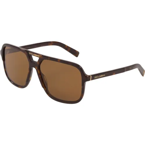 Stylish Sunglasses for Men , male, Sizes: 58 MM - Dolce & Gabbana - Modalova