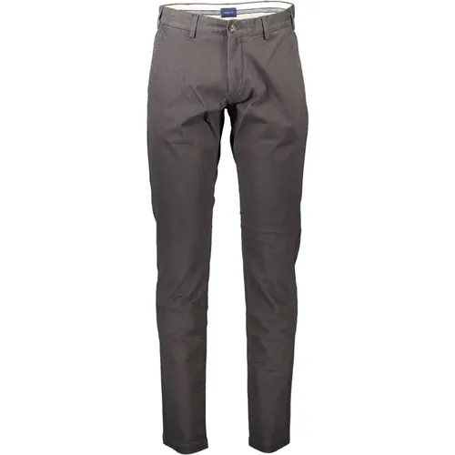 Klassische Slim Fit Hose , Herren, Größe: W36 L34 - Gant - Modalova