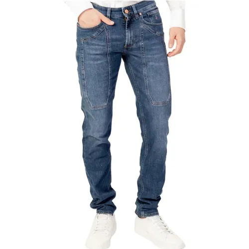 Mid Slim Fit Denim Jeans , Herren, Größe: W38 - Jeckerson - Modalova