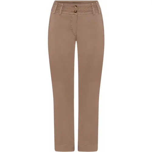 Straight Leg Pants in Powder Color , female, Sizes: 2XL, M, 3XL, XS, XL - Gustav - Modalova