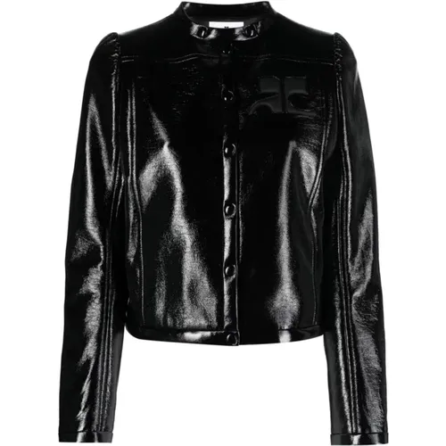 Bomber Jacket in Iconic Style , female, Sizes: XS, 2XS - Courrèges - Modalova