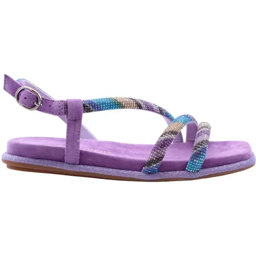 Flat Summer Sandals , female, Sizes: 6 UK, 4 UK - Alma en Pena - Modalova