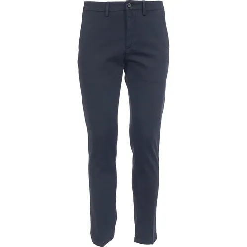 Slim Fit Cotton Carducci Pants , male, Sizes: W40 - Siviglia - Modalova