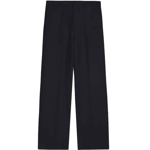 Wide-Leg Tailored Trousers with a Laid-Back Twist , female, Sizes: S, XS, M - Ami Paris - Modalova