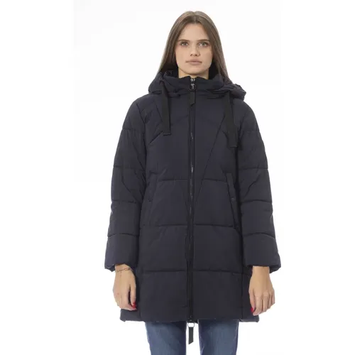 Long Puffer Jacket with Zip Closure , female, Sizes: L, M, XL, 2XL, S - Baldinini - Modalova