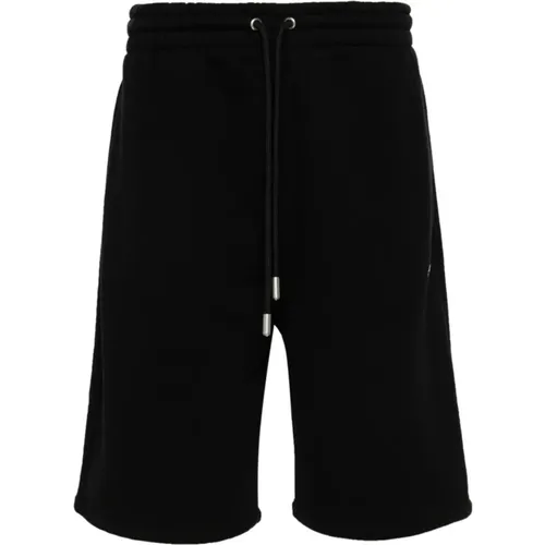 Schwarze Shorts im Off-White-Stil , Herren, Größe: S - Off White - Modalova