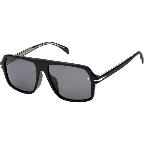 Grey Sunglasses DB 7059/F/S , male, Sizes: 57 MM - Eyewear by David Beckham - Modalova