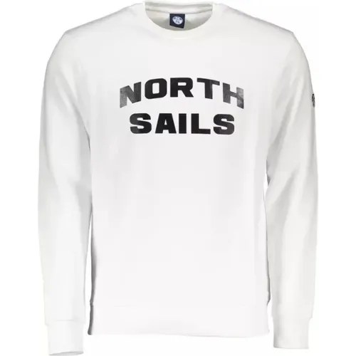Weißer Crew Neck Sweater , Herren, Größe: 2XL - North Sails - Modalova