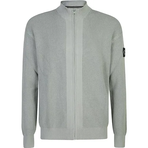 Graue Pullover Kollektion , Herren, Größe: L - Calvin Klein Jeans - Modalova