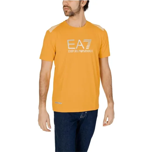 Men's 3Dpt29 Pjulz T-Shirt , male, Sizes: M, S, 2XL, L, XL - Emporio Armani EA7 - Modalova