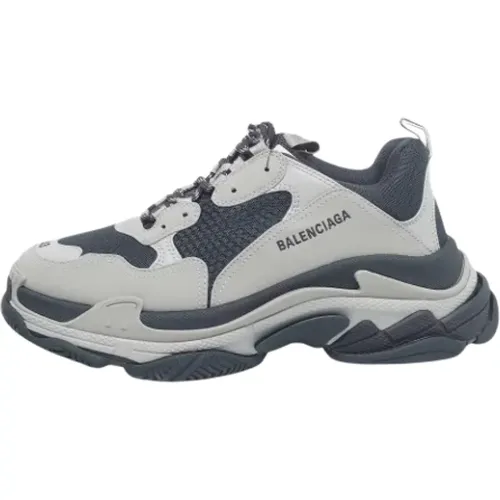 Pre-owned Mesh sneakers , male, Sizes: 9 UK - Balenciaga Vintage - Modalova