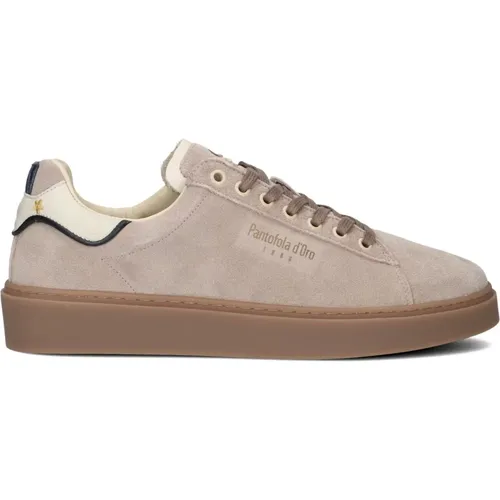 Wildleder Low Top Sneakers , Herren, Größe: 41 EU - Pantofola D'Oro - Modalova