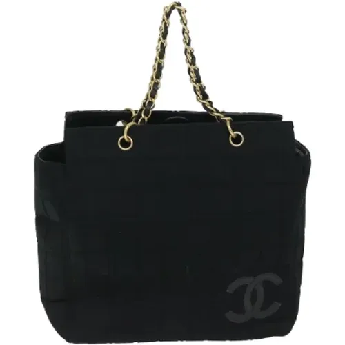 Pre-owned Cotton chanel-bags , female, Sizes: ONE SIZE - Chanel Vintage - Modalova