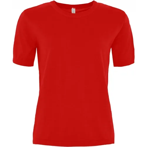 Soft Cotton T-Shirt in Various Colors , female, Sizes: 3XL, M, 2XL, S, XL, L - Skovhuus - Modalova