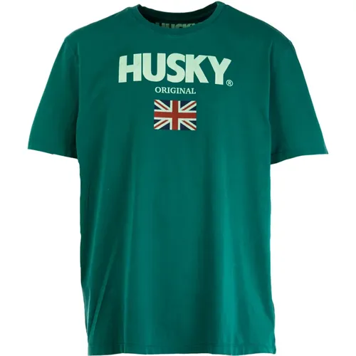 Herren T-Shirt John , Herren, Größe: M - HUSKY ORIGINAL - Modalova