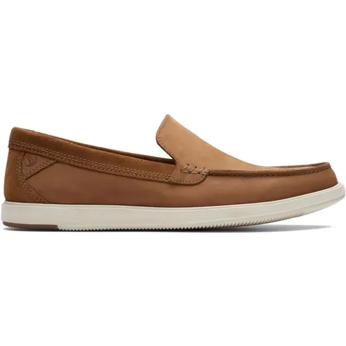 Leather Loafers for Men , male, Sizes: 9 UK - Clarks - Modalova