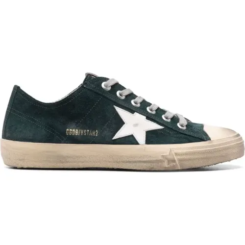 Suede Star Patch Sneakers , male, Sizes: 7 UK, 10 UK, 6 UK - Golden Goose - Modalova