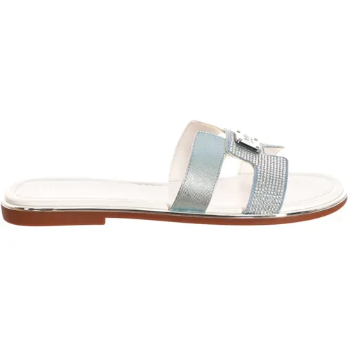 Slipper-Stil Sandalen mit originellem Design , Damen, Größe: 37 EU - Liu Jo - Modalova