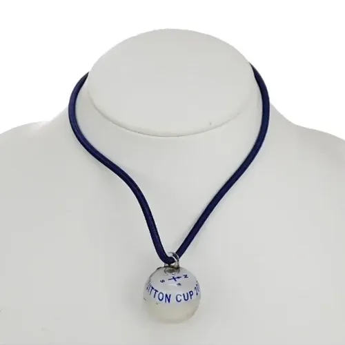 Pre-owned Plastic necklaces , female, Sizes: ONE SIZE - Louis Vuitton Vintage - Modalova