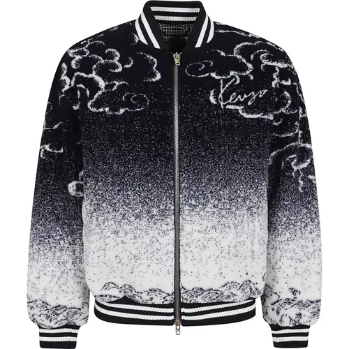 Multicolour Bomber Jacket Cloud Tiger Detail , male, Sizes: M - Kenzo - Modalova