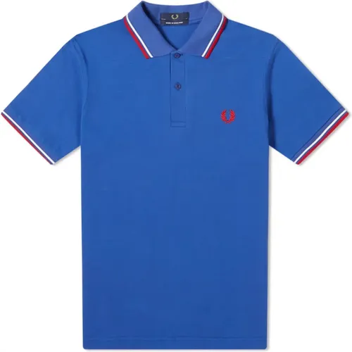 Original Twin Tipped Polo - Blau , Herren, Größe: XS - Fred Perry - Modalova