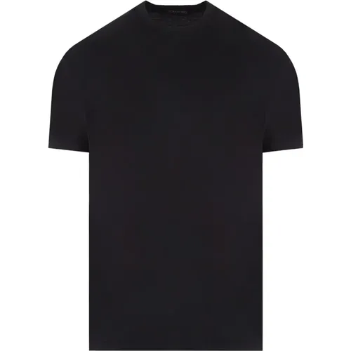 Jersey Cotton Stretch T-shirt , male, Sizes: XL, L, M, S, 2XL - Tom Ford - Modalova