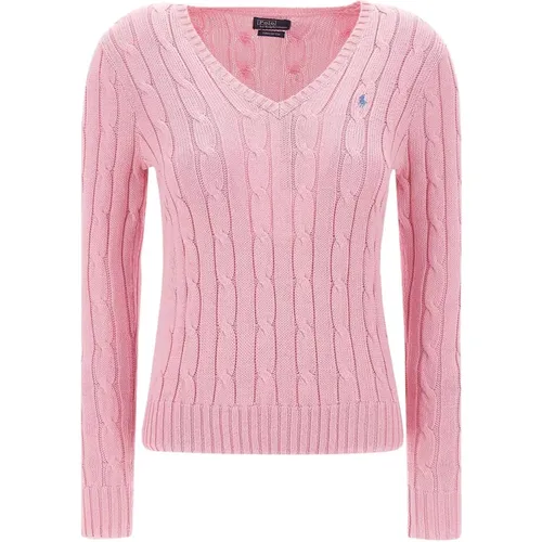 Rosa Sweaters von Polo , Damen, Größe: L - Ralph Lauren - Modalova