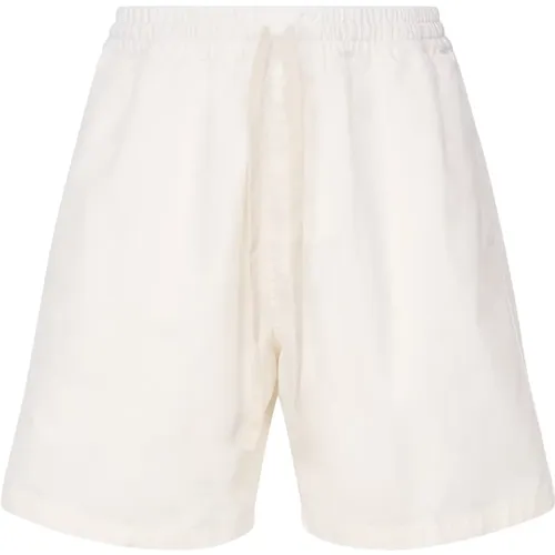 Weiße Baumwoll-Shorts mit elastischem Bund - Carhartt WIP - Modalova