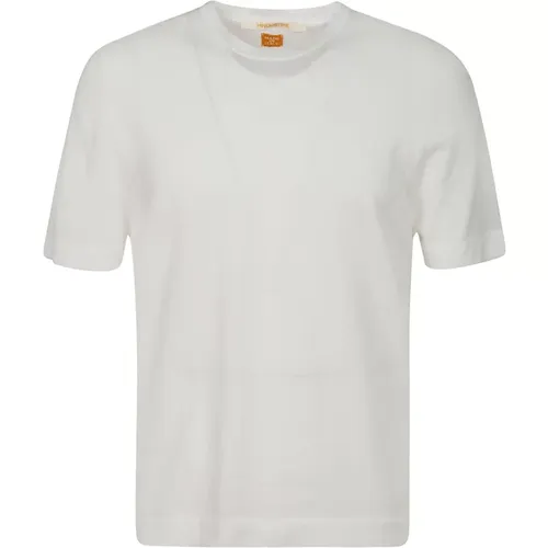 Leichtes Weißes Tinten T-Shirt , Herren, Größe: 2XL - Hindustrie - Modalova