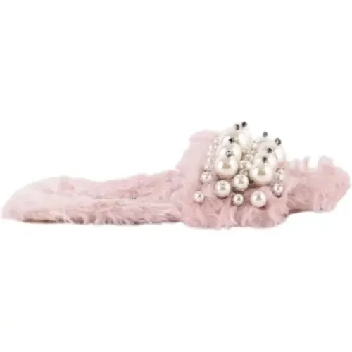 Pre-owned Faux Fur sandals - Miu Miu Pre-owned - Modalova