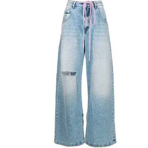 Wide Leg Dual Rise Jeans mit Taschen , Damen, Größe: W26 - Icon Denim - Modalova